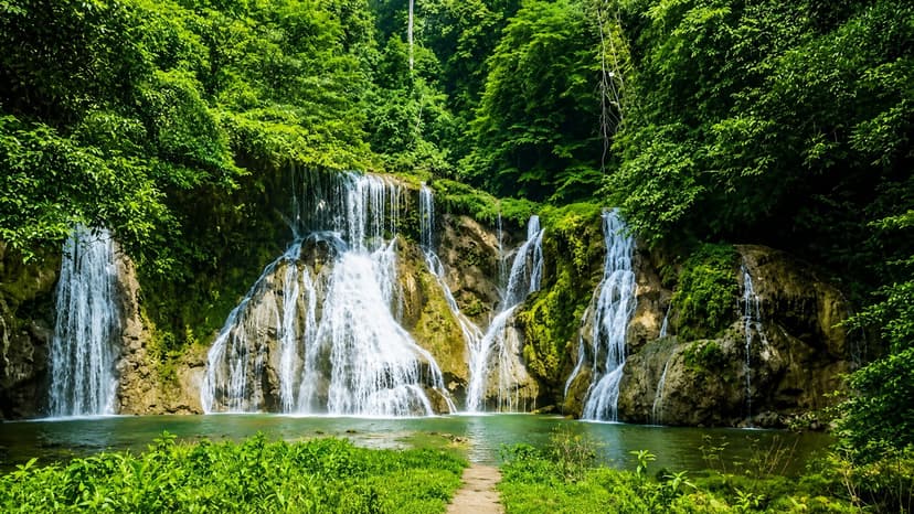 White Surf Waterfall