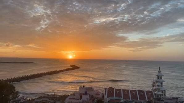 Dawn View at India's Southern Tip
