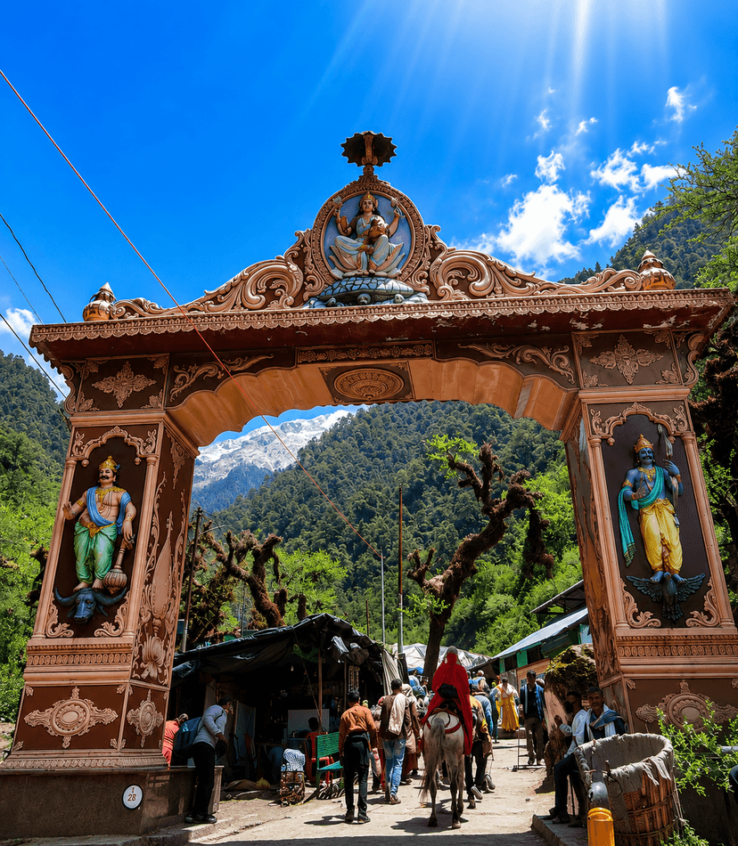 Sacred Yamunotri Temple