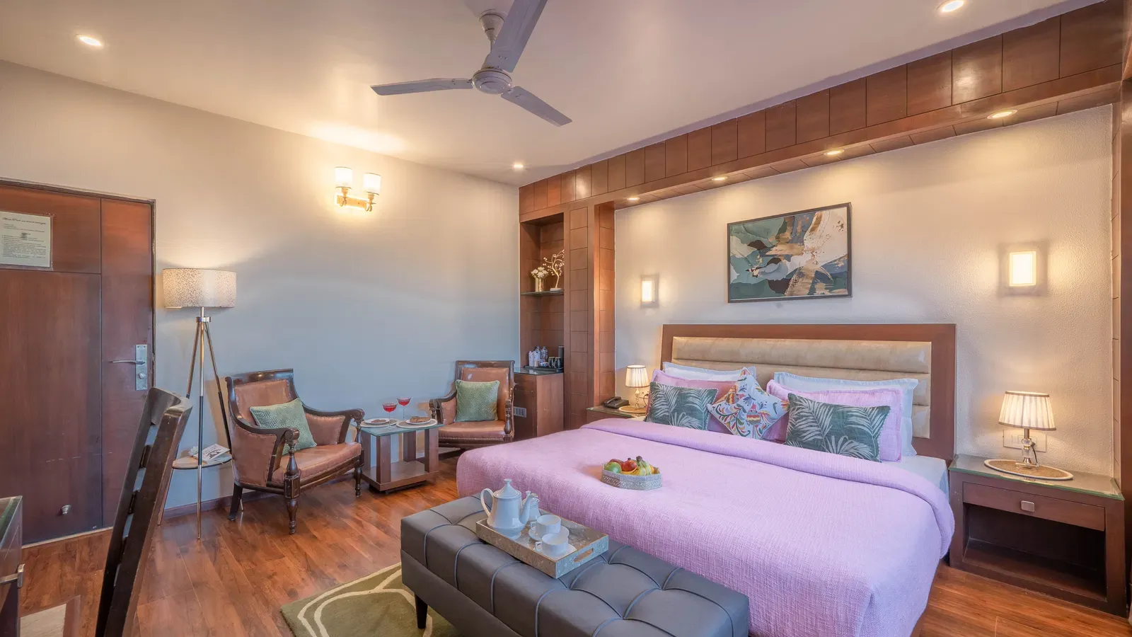 Executive room with balcony and hill view