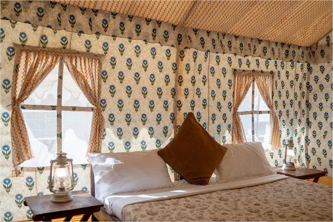 Double occupancy ac luxury tent
