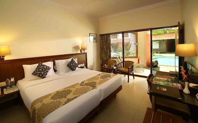 Pool view room