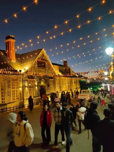 Christmas Evening in Shimla