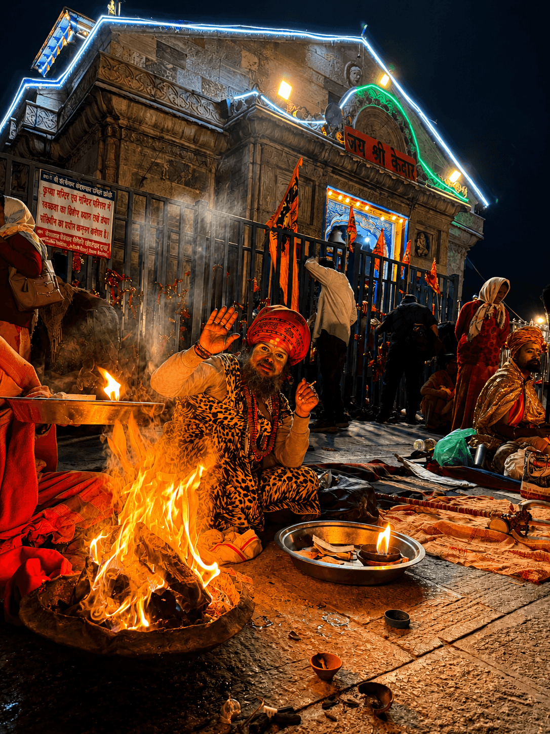 Evening Aarti Kedarnath Temple