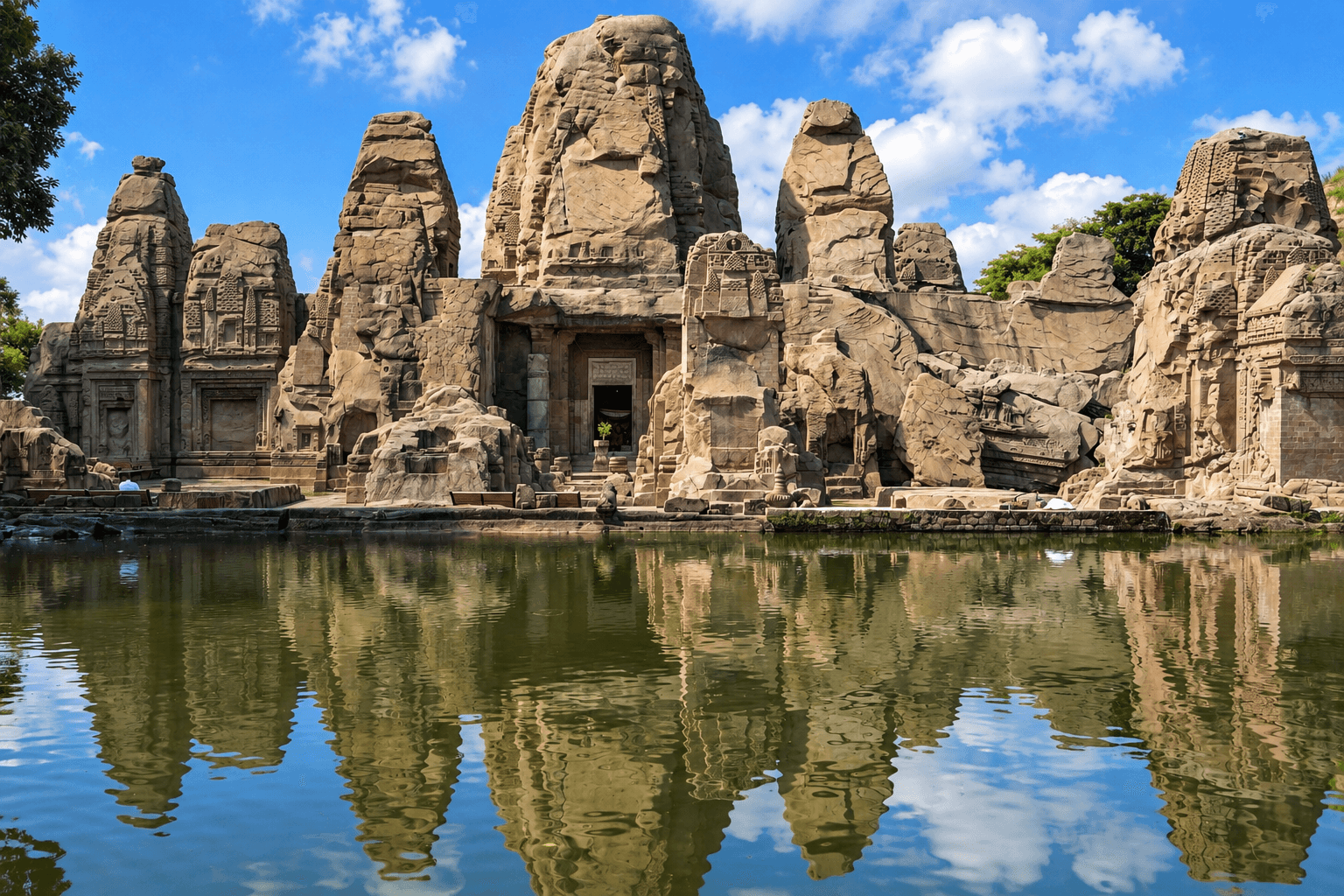 Masroor Rock-Cut Temple