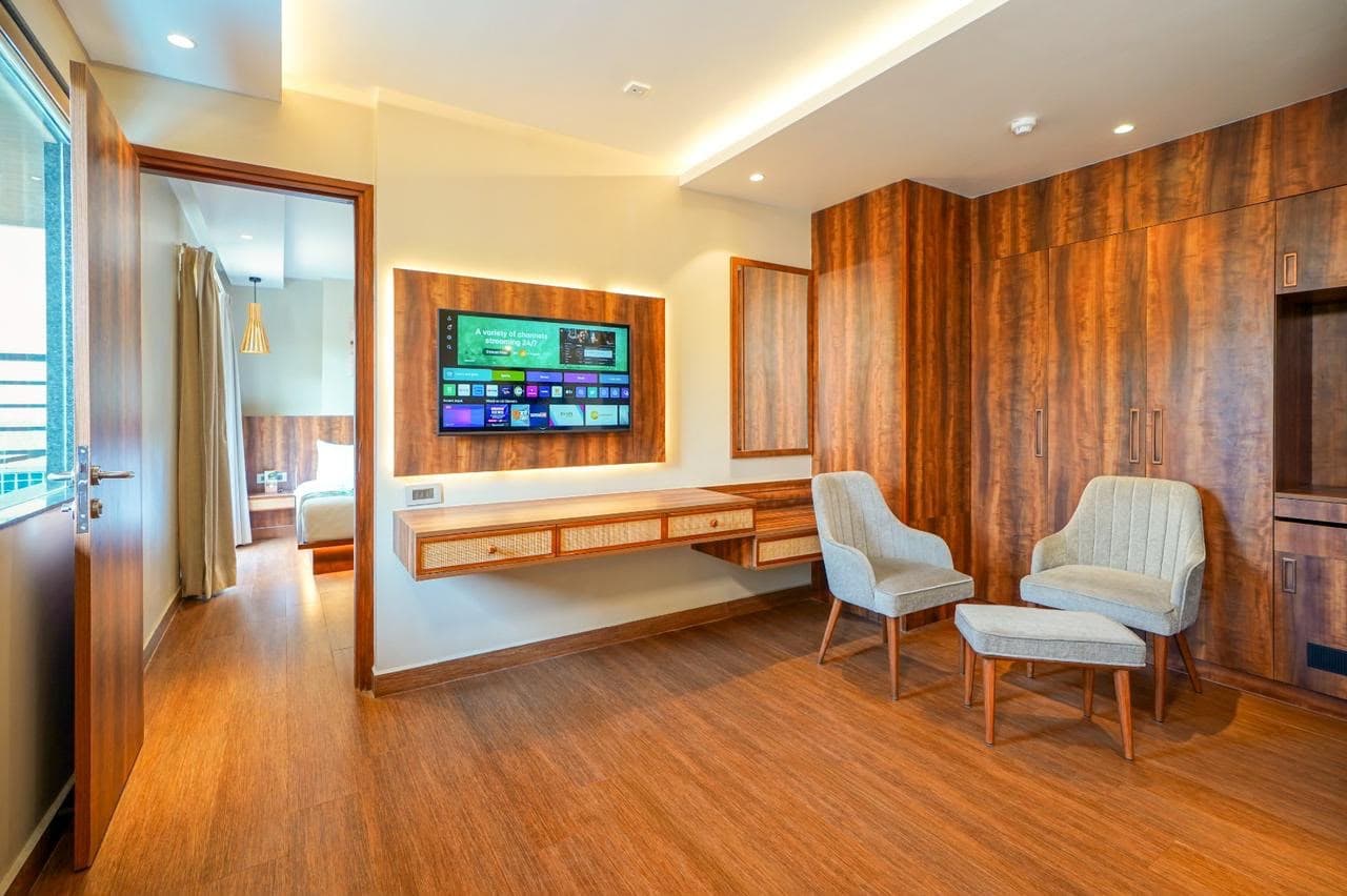 2BR Family Suite with Pool & Balcony